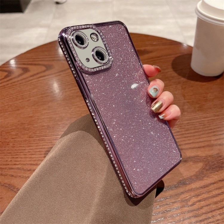 Diamond Glitter TPU Phone Case, For iPhone 15 Pro Max, For iPhone 15 Pro, For iPhone 15 Plus, For iPhone 15