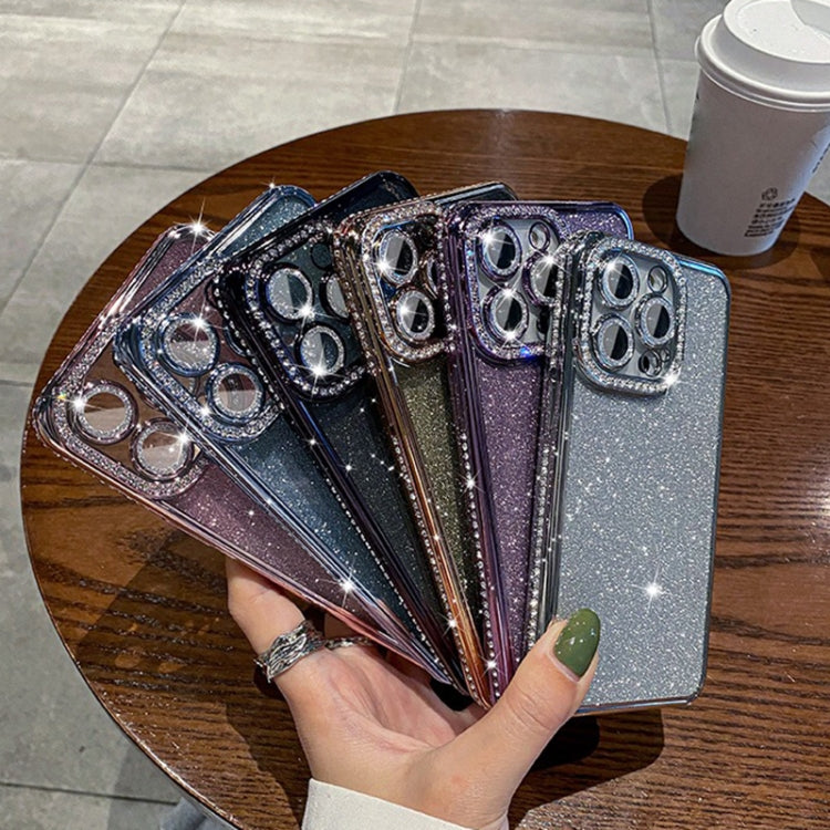 Diamond Glitter TPU Phone Case, For iPhone 15 Pro Max, For iPhone 15 Pro, For iPhone 15 Plus, For iPhone 15