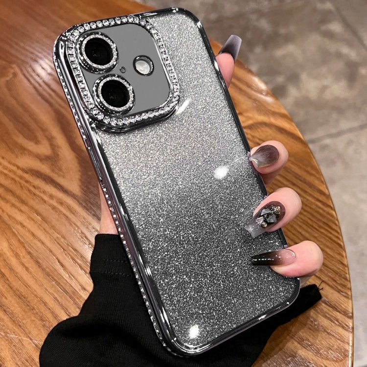 Diamond Gradient Glitter TPU Phone Case, For iPhone 16 Pro Max, For iPhone 16 Pro, For iPhone 16 Plus, For iPhone 16, For iPhone 15 Pro Max