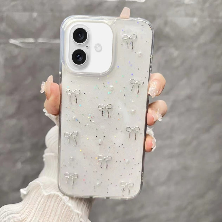 Small Fresh Bow TPU Phone Case, For iPhone 16 Pro Max, For iPhone 16 Pro, For iPhone 16 Plus, For iPhone 16, For iPhone 15 Pro Max, For iPhone 15 Pro, For iPhone 15 Plus, For iPhone 15, For iPhone 14 Plus, For iPhone 14, For iPhone 14 Pro��������������...