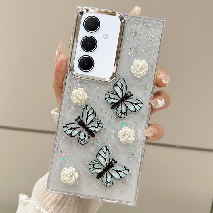 Three-dimensional Butterfly Glitter TPU  Phone Case, For Samsung Galaxy S23 FE 5G, For Samsung Galaxy S23 Ultra 5G, For Samsung Galaxy S23+ 5G, For Samsung Galaxy S23 5G, For Samsung Galaxy S22 Ultra 5G, For Samsung Galaxy S22+ 5G