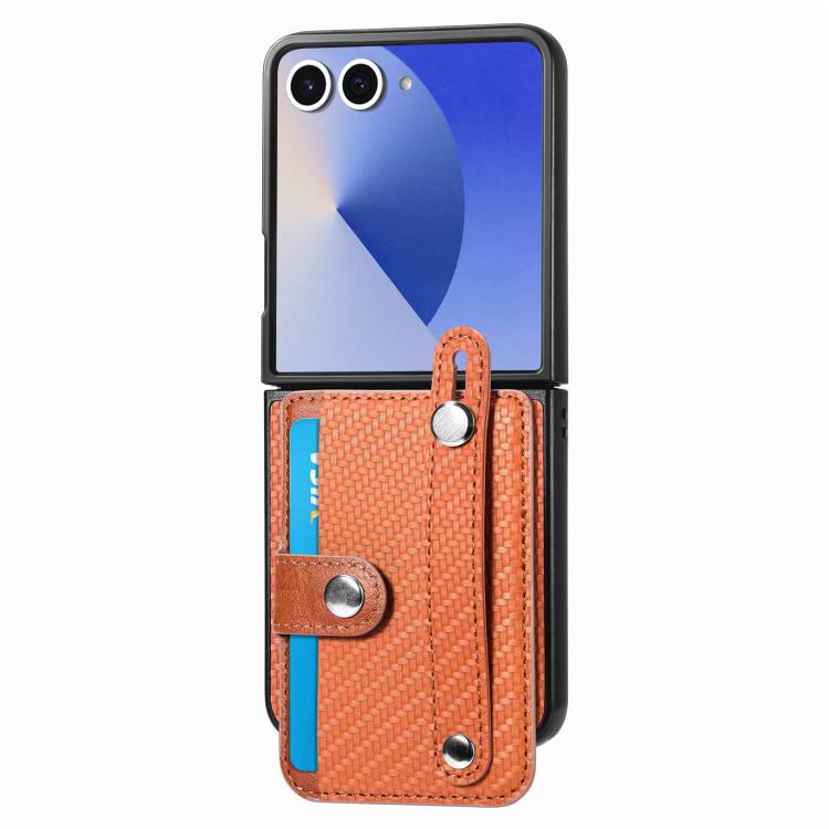 Wristband Kickstand Card Wallet Back Cover Phone Case