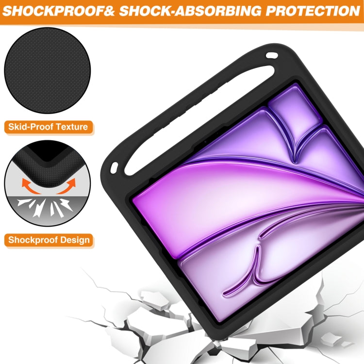 Handle EVA Shockproof Tablet Case with Holder, For iPad Pro 13 2024, For iPad Air 13 2024, For iPad Air 11 / Pro 11 2024