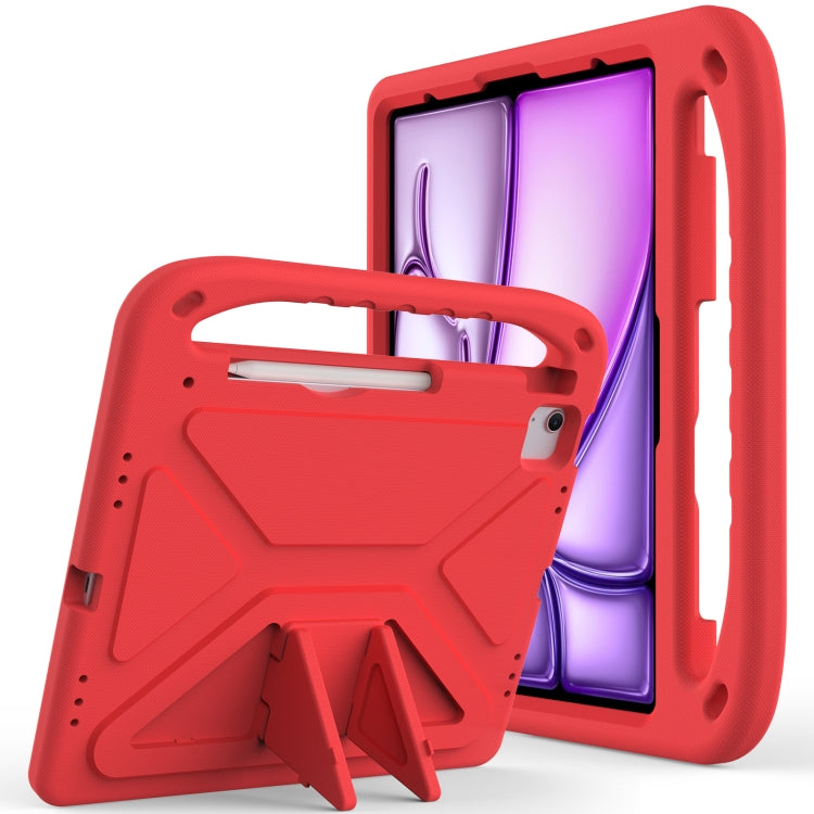 Handle EVA Shockproof Tablet Case with Holder, For iPad Pro 13 2024, For iPad Air 13 2024, For iPad Air 11 / Pro 11 2024