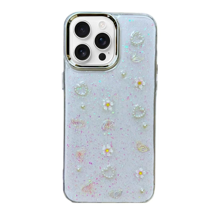 3D Bow Pearl Love Flower TPU Phone Case, For iPhone 16 Pro Max, For iPhone 16 Pro, For iPhone 16 Plus, For iPhone 16, For iPhone 15 Pro Max, For iPhone 15 Pro, For iPhone 15 Plus, For iPhone 15, For iPhone 14 Plus, For iPhone 14, For iPhone 14 Pro�����...
