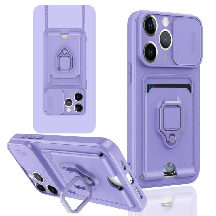 Sliding Camshield Magnetic Card Holder Silicone Phone Case, For iPhone 11 Pro, For iPhone XR, For iPhone XS Max, For iPhone X / XSS