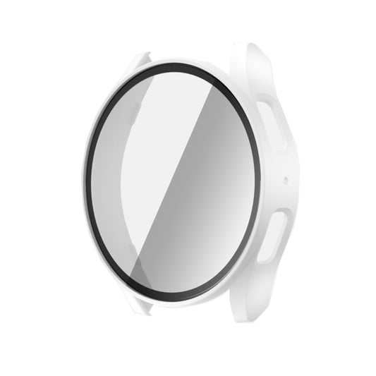 PC + Tempered Film Integrated Watch Protective Case, For Samsun Galaxy Watch 7 44mm, For Samsun Galaxy Watch 7 40mm