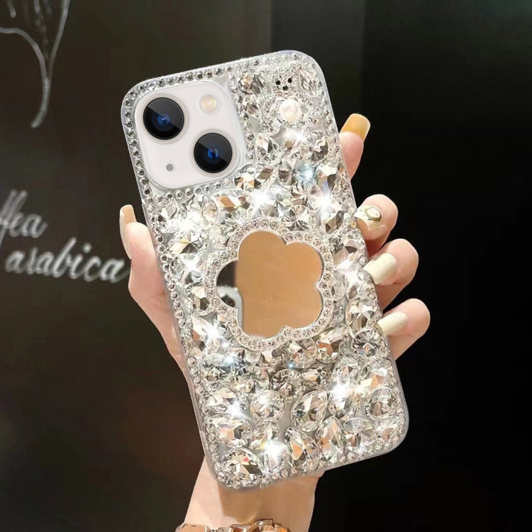 Mirror Handmade Bling Rhinestone PC Phone Case, For iPhone 16 Pro Max, For iPhone 16 Pro, For iPhone 16 Plus, For iPhone 16, For iPhone 15 Pro Max, For iPhone 15 Pro, For iPhone 15 Plus, For iPhone 15