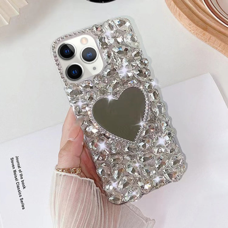 Mirror Handmade Bling Rhinestone PC Phone Case, For iPhone 12, For iPhone 12 Pro Max, For iPhone 12 Pro, For iPhone 12 mini, For iPhone 11 Pro Max, For iPhone 11, For iPhone 11 Pro, For iPhone XR