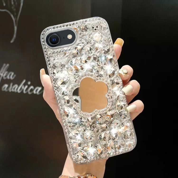 Mirror Handmade Bling Rhinestone PC Phone Case, For iPhone XS Max, For iPhone SE 2022 / 7 / 8, For iPhone X / XS, For iPhone 7 Plus / 8 Plus