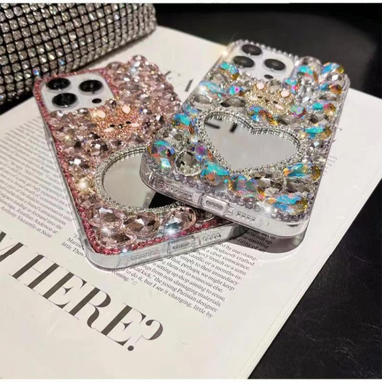 Diamond Mirror Bunny Handmade PC Phone Case, For iPhone 14 Pro, For iPhone 14 Pro Max, For iPhone 13 Pro Max, For iPhone 13 Pro, For iPhone 13, For iPhone 13 mini, For iPhone 12, For iPhone 12 Pro Max, For iPhone 12 Pro, For iPhone 12 mini