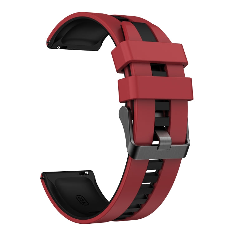 20mm Two Color Sports Silicone Watch Band, For Samsung Galaxy Watch 5  44mm