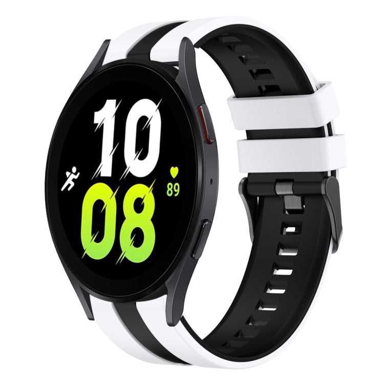 20mm Two Color Sports Silicone Watch Band, For Samsung Galaxy Watch 5  40mm