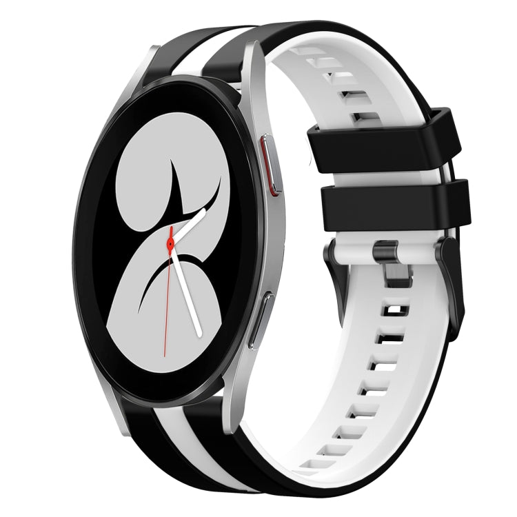 20mm Two Color Sports Silicone Watch Band, For Samsung Galaxy Watch 4 40mm