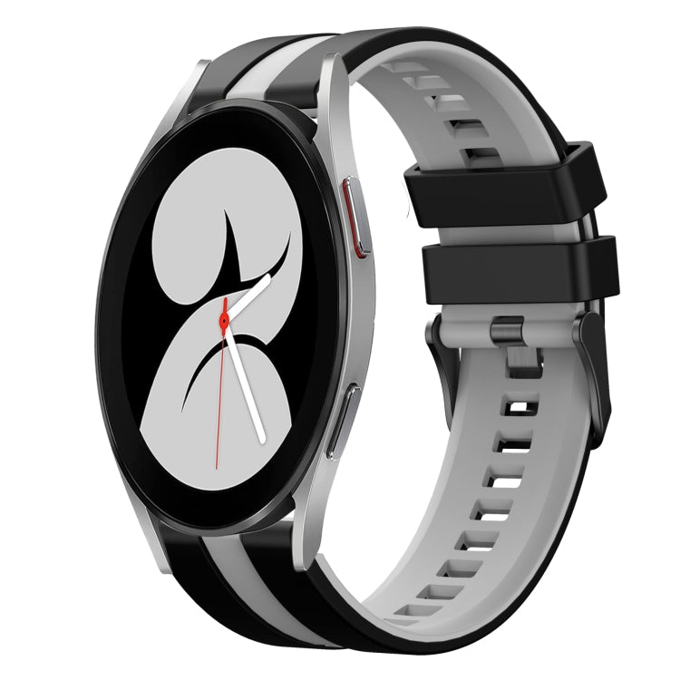 20mm Two Color Sports Silicone Watch Band, For Samsung Galaxy Watch 4 40mm