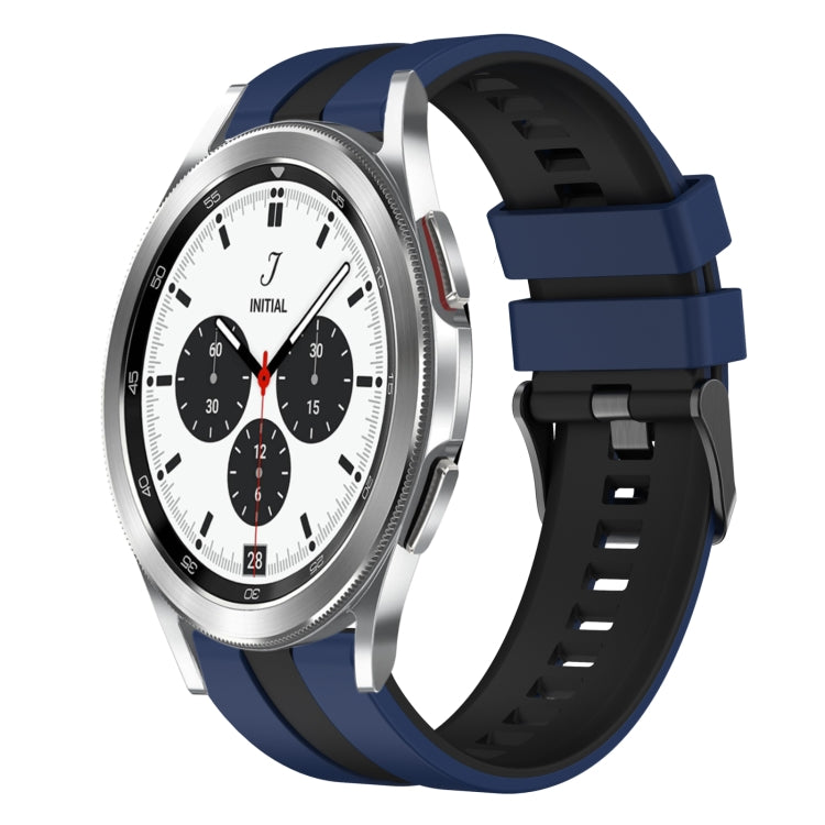 20mm Two Color Sports Silicone Watch Band, For Samsung  Galaxy Watch 4 Classic 42mm