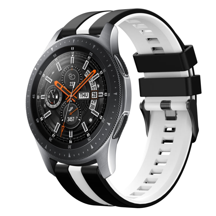 22mm Two Color Sports Silicone Watch Band, For Samsung Galaxy Watch 46mm