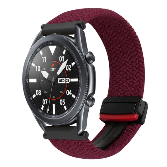22mm Magnetic Buckle Braided Watch Band, For Samsung Galaxy Watch 3 45mm