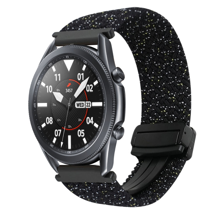 22mm Magnetic Buckle Braided Watch Band, For Samsung Galaxy Watch 3 45mm