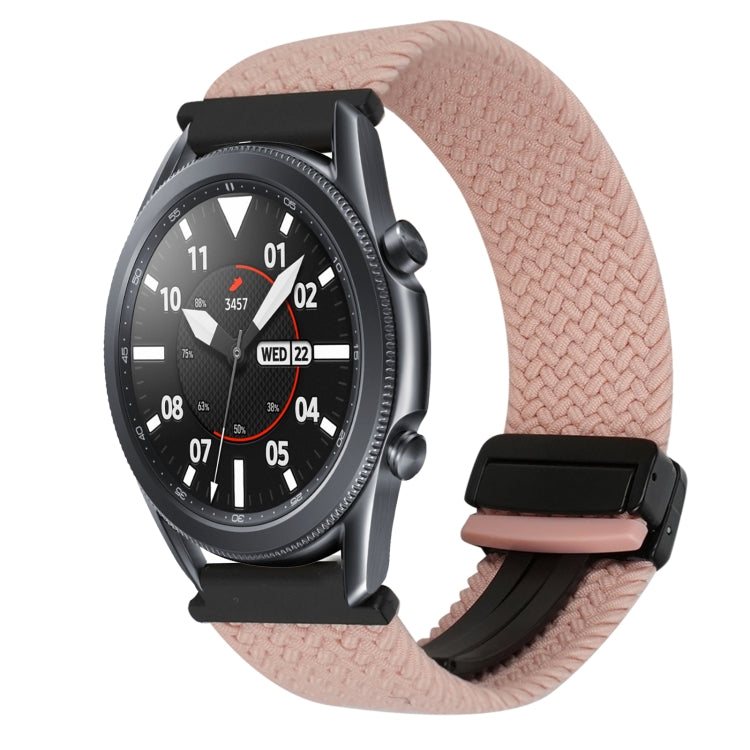 22mm Magnetic Buckle Braided Watch Band, For Samsung Galaxy Watch 3 45mm