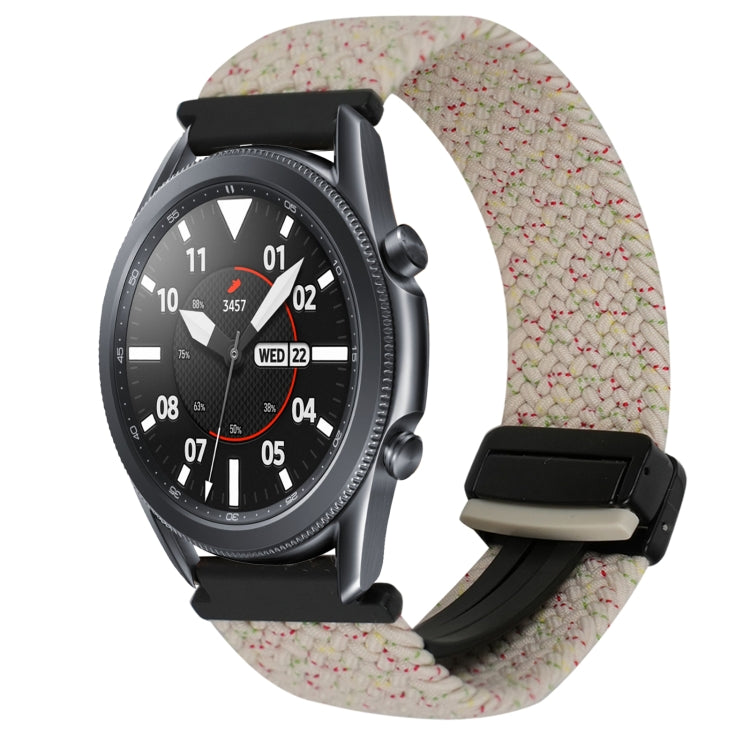 22mm Magnetic Buckle Braided Watch Band, For Samsung Galaxy Watch 3 45mm