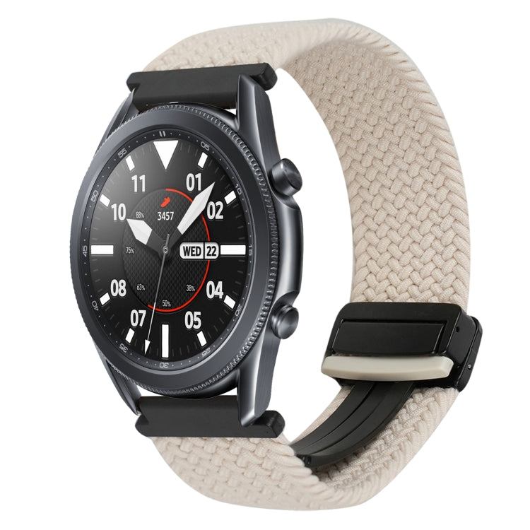 22mm Magnetic Buckle Braided Watch Band, For Samsung Galaxy Watch 3 45mm