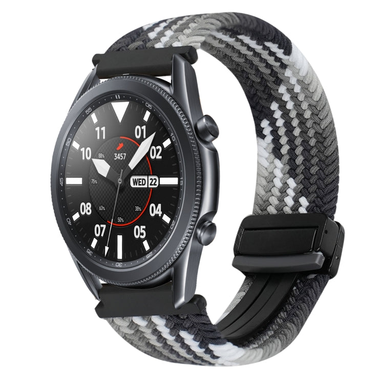 22mm Magnetic Buckle Braided Watch Band, For Samsung Galaxy Watch 3 45mm