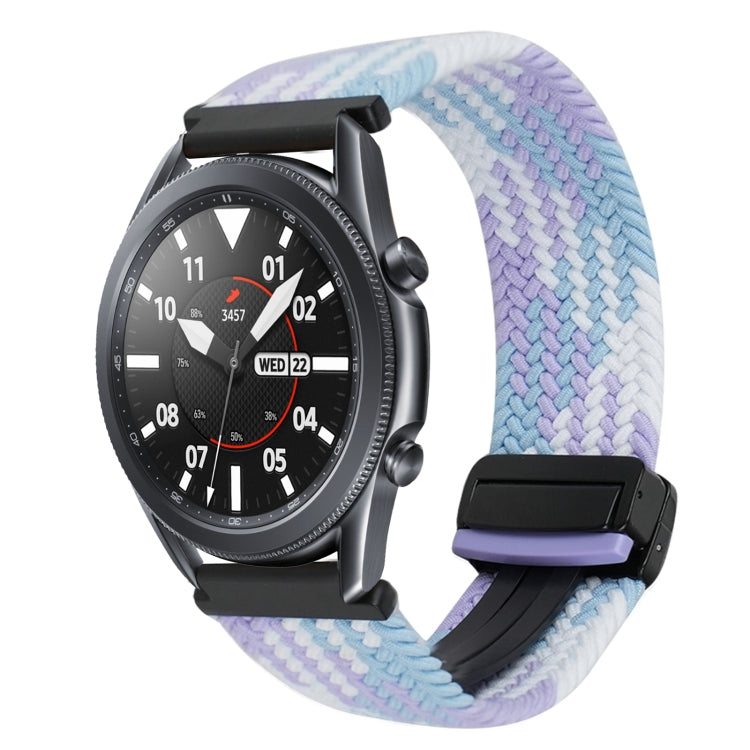 22mm Magnetic Buckle Braided Watch Band, For Samsung Galaxy Watch 3 45mm