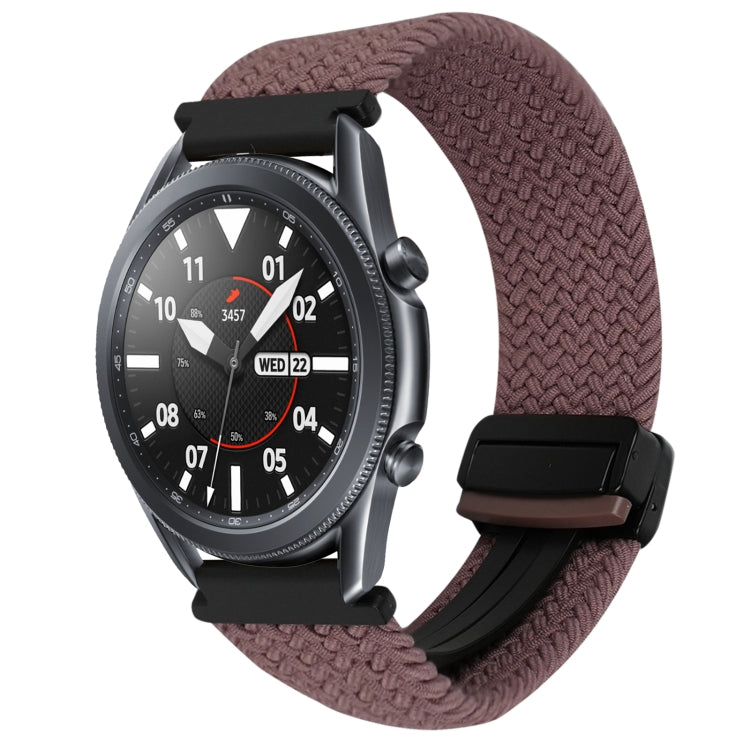 22mm Magnetic Buckle Braided Watch Band, For Samsung Galaxy Watch 3 45mm