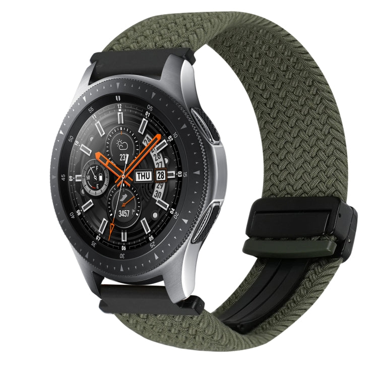 22mm Magnetic Buckle Braided Watch Band, For Samsung Galaxy Watch 46mm