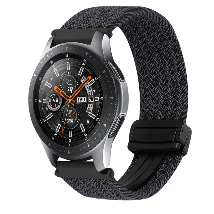 22mm Magnetic Buckle Braided Watch Band, For Samsung Galaxy Watch 46mm