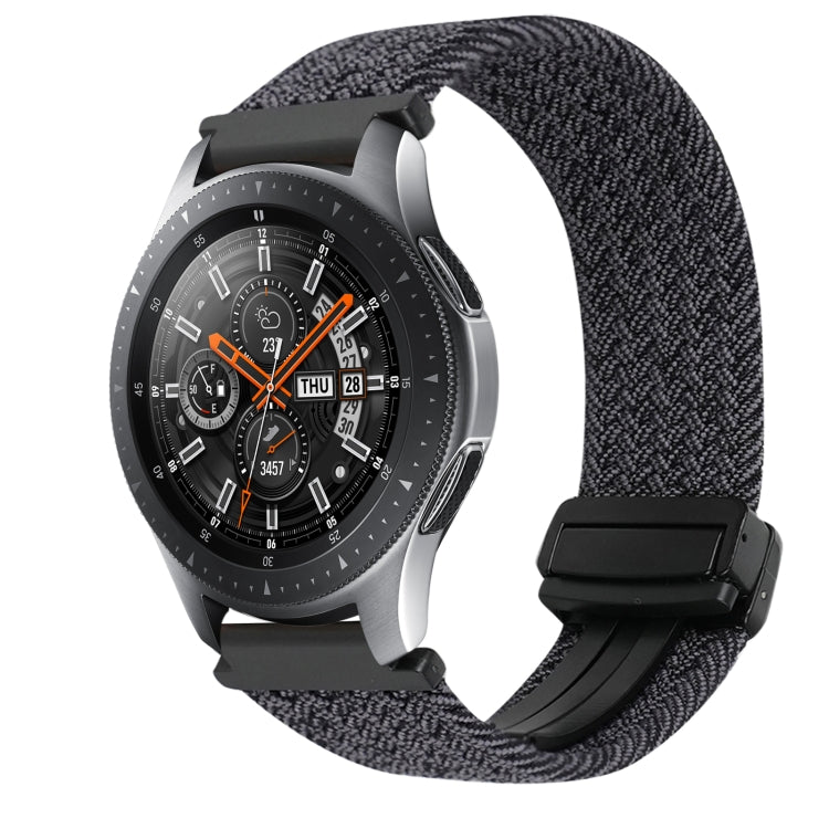22mm Magnetic Buckle Braided Watch Band, For Samsung Galaxy Watch 46mm