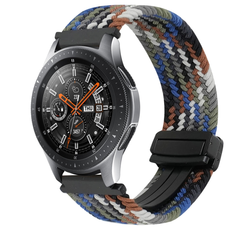 22mm Magnetic Buckle Braided Watch Band, For Samsung Galaxy Watch 46mm