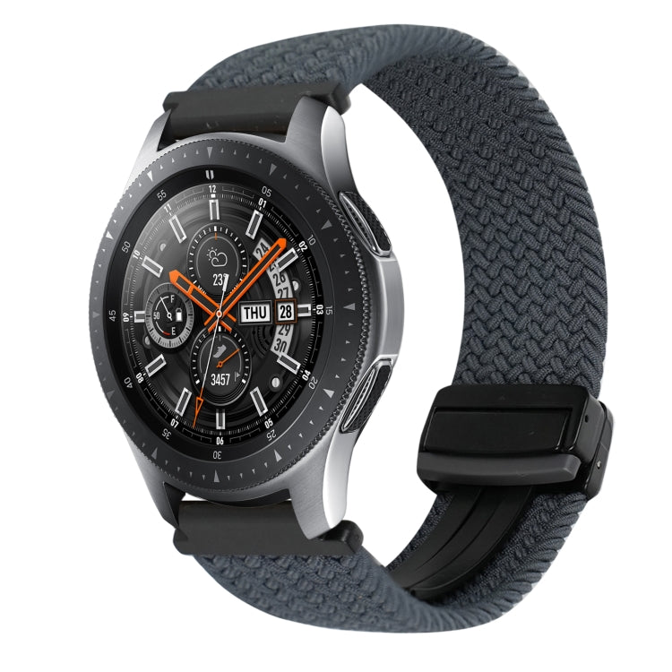 22mm Magnetic Buckle Braided Watch Band, For Samsung Galaxy Watch 46mm
