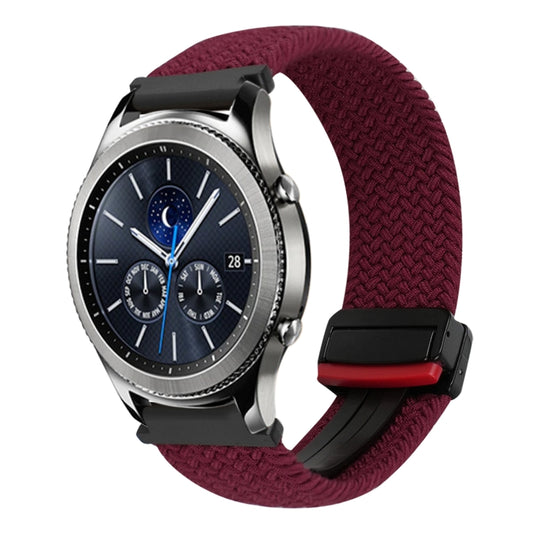 22mm Magnetic Buckle Braided Watch Band, For Samsung Galaxy Gear S3 Classic
