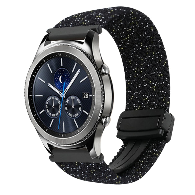 22mm Magnetic Buckle Braided Watch Band, For Samsung Galaxy Gear S3 Classic
