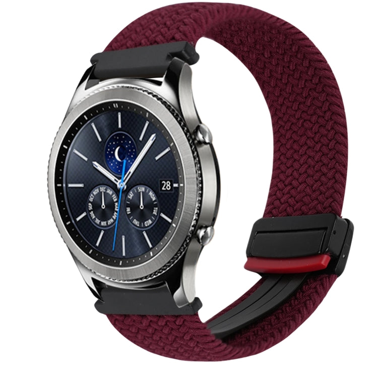 22mm Magnetic Buckle Braided Watch Band, For Samsung Galaxy Gear S3 Classic