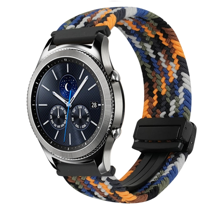 22mm Magnetic Buckle Braided Watch Band, For Samsung Galaxy Gear S3 Classic