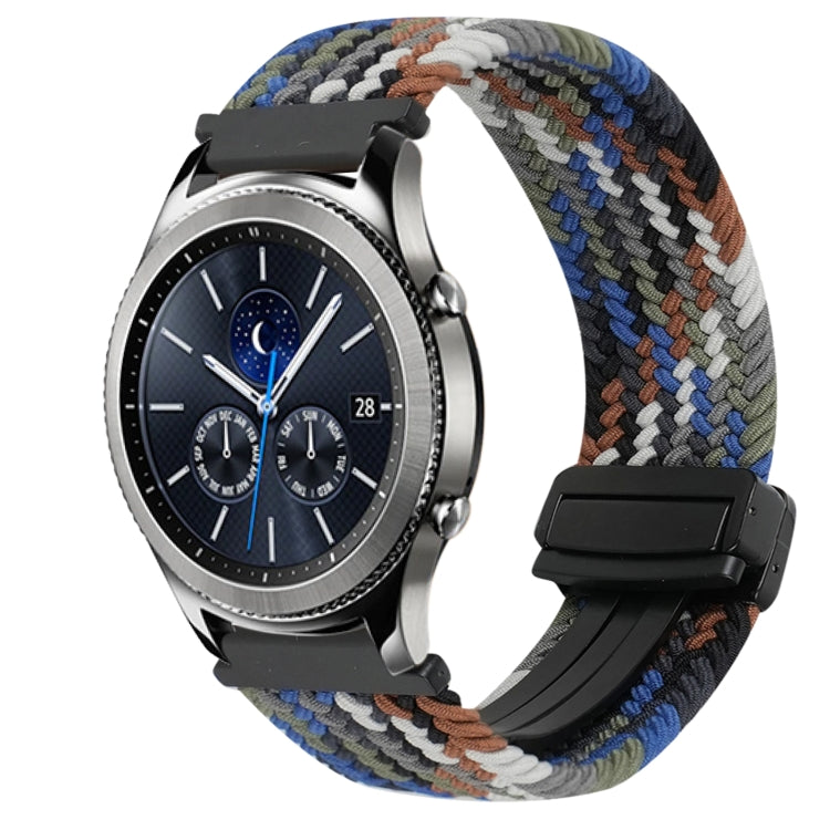 22mm Magnetic Buckle Braided Watch Band, For Samsung Galaxy Gear S3 Classic