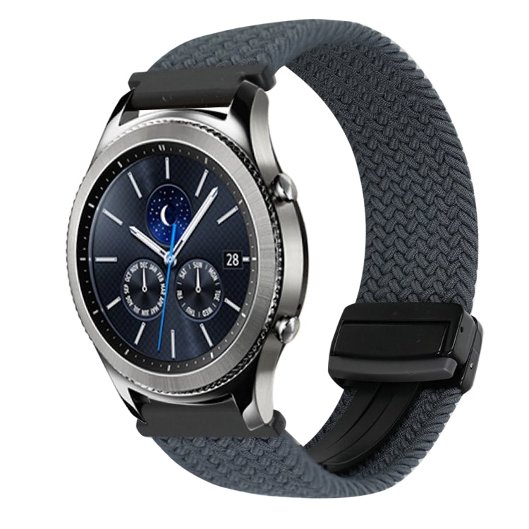 22mm Magnetic Buckle Braided Watch Band, For Samsung Galaxy Gear S3 Classic
