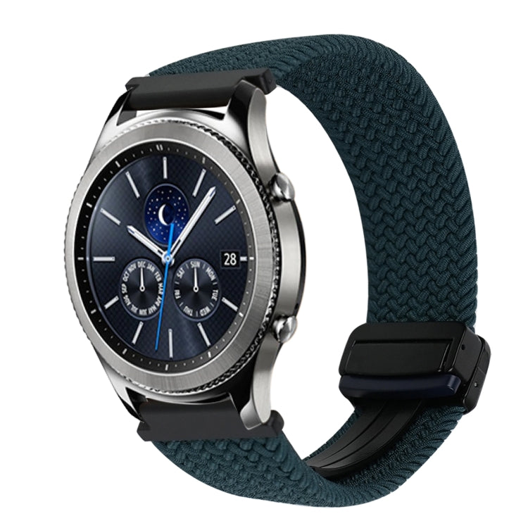 22mm Magnetic Buckle Braided Watch Band, For Samsung Galaxy Gear S3 Classic