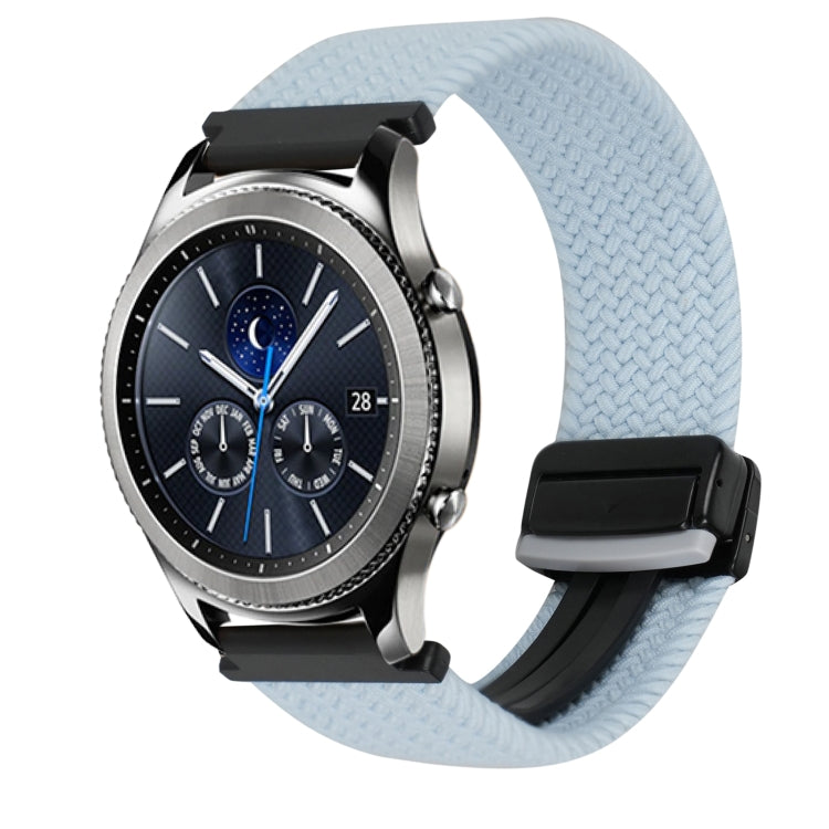 22mm Magnetic Buckle Braided Watch Band, For Samsung Galaxy Gear S3 Classic