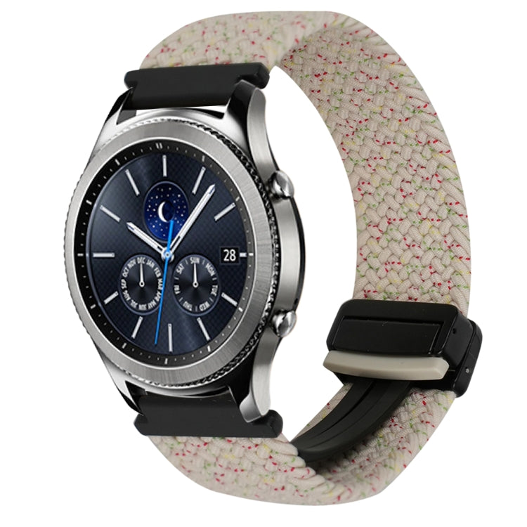 22mm Magnetic Buckle Braided Watch Band, For Samsung Galaxy Gear S3 Classic