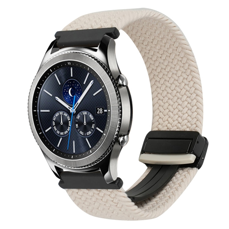 22mm Magnetic Buckle Braided Watch Band, For Samsung Galaxy Gear S3 Classic