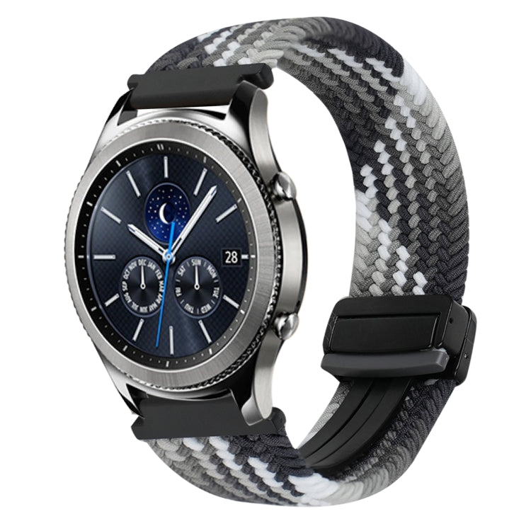 22mm Magnetic Buckle Braided Watch Band, For Samsung Galaxy Gear S3 Classic
