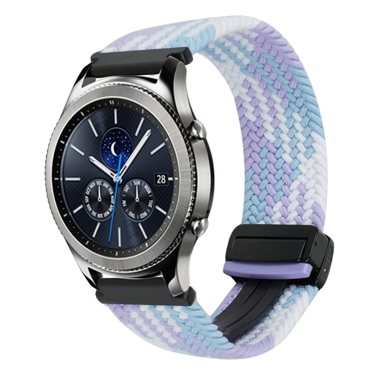 22mm Magnetic Buckle Braided Watch Band, For Samsung Galaxy Gear S3 Classic