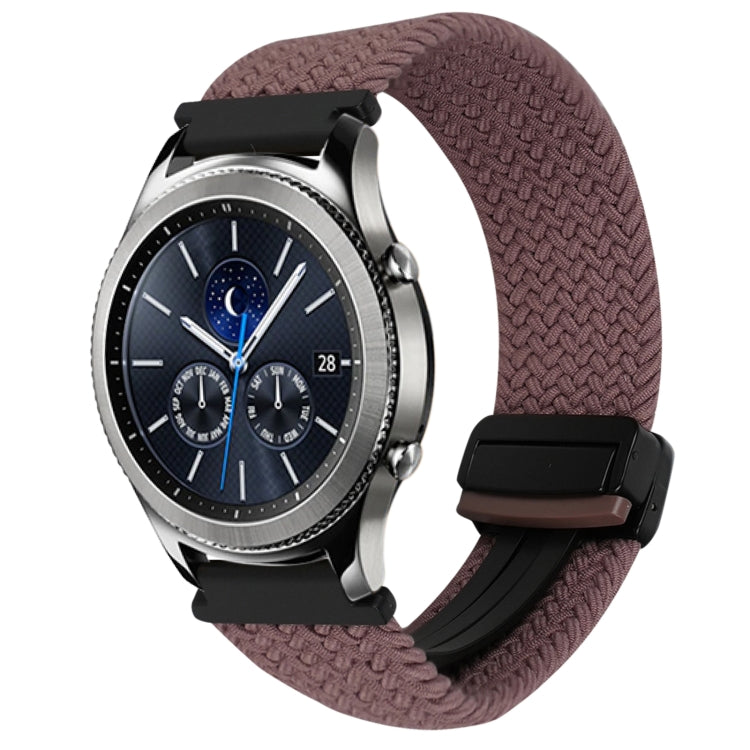 22mm Magnetic Buckle Braided Watch Band, For Samsung Galaxy Gear S3 Classic
