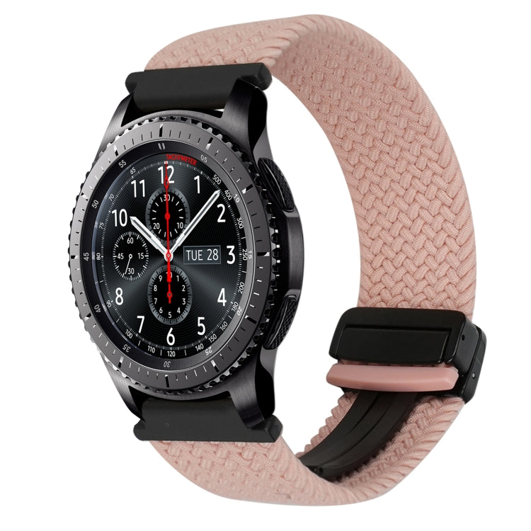22mm Magnetic Buckle Braided Watch Band, For Samsung Galaxy Gear S3 Frontier