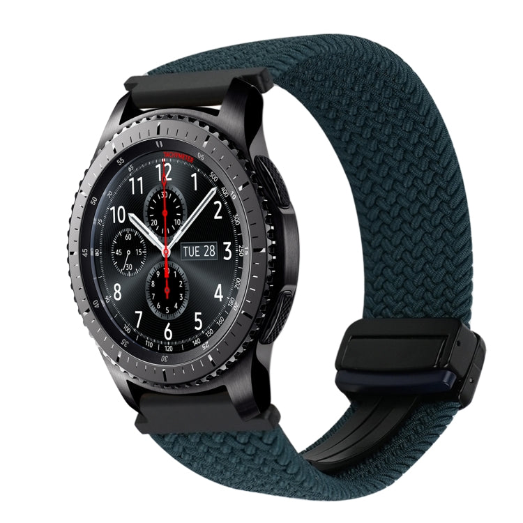 22mm Magnetic Buckle Braided Watch Band, For Samsung Galaxy Gear S3 Frontier
