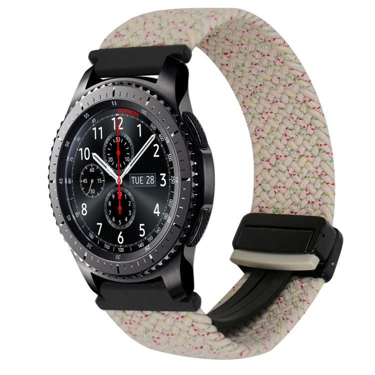 22mm Magnetic Buckle Braided Watch Band, For Samsung Galaxy Gear S3 Frontier